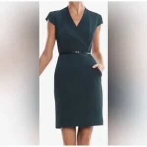 M.M. LaFleur Felisa Dress Deep Teal Size 6